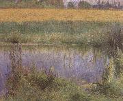 Wladyslaw Podkowinski Field of Lupins oil painting artist